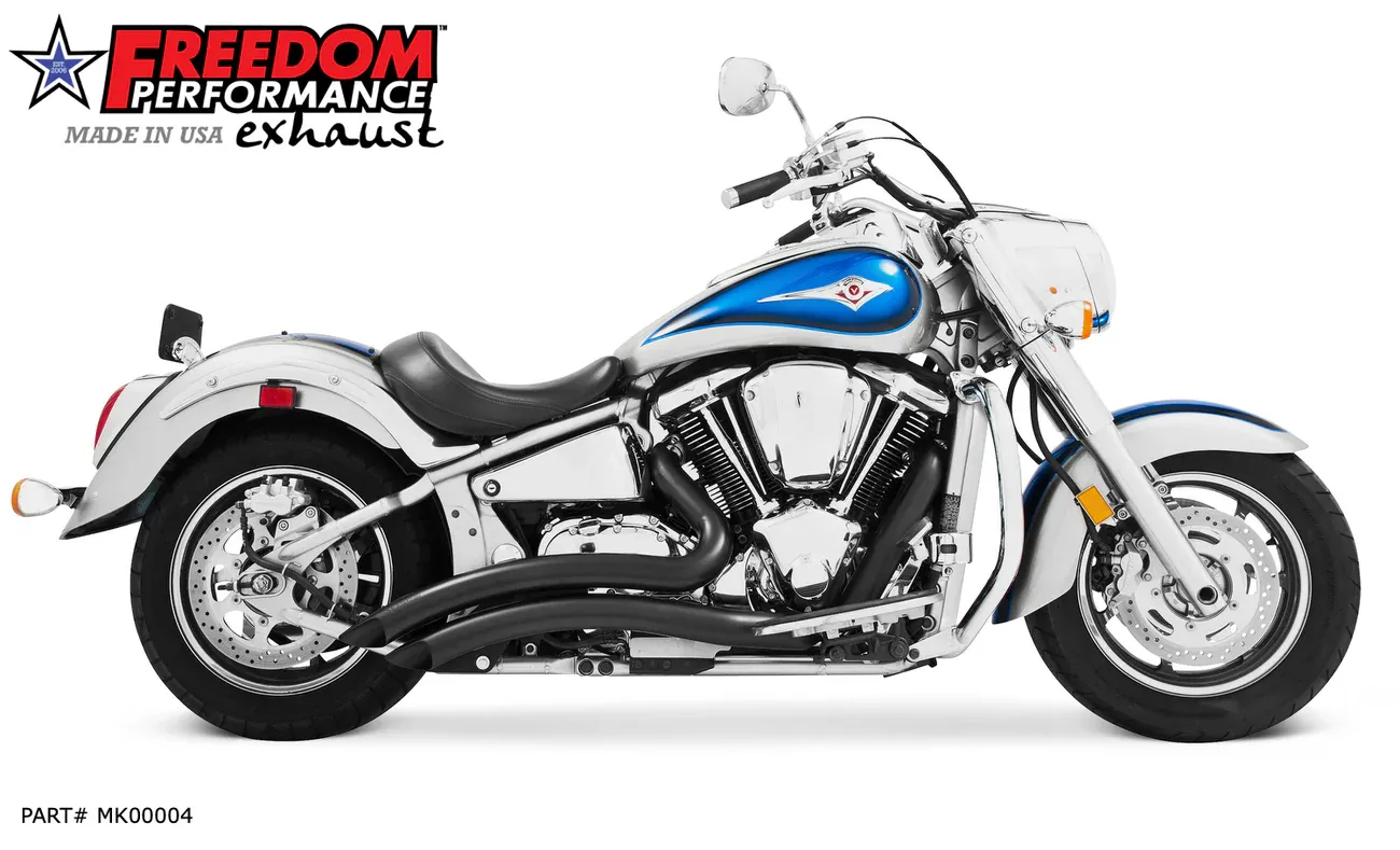 Aftermarket βSharp Curve Radiusβ exhaust system β black